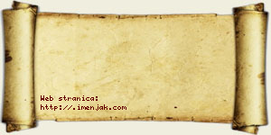 Miljana Nerić vizit kartica